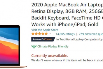 Apple MacBook Air (Late 2020, M1 Chip, 13