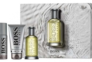 Hugo Boss Bottled Perfume Set for Men - Eau de toilette (100ml), Deodorant (150ml), Shower Gel (100ml) 52,35€  -42%
