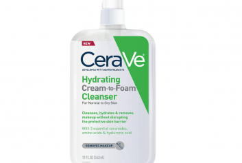 19 oz CeraVe Hydrating Cream-to-Foam Facial Cleanser (2 for $20)
