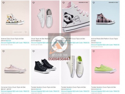  CONVERSE ĐỒNG GIÁ 25 USD